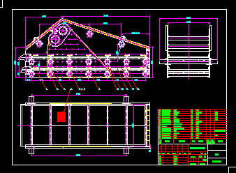 2ZK1645直线振动筛  CAD图纸